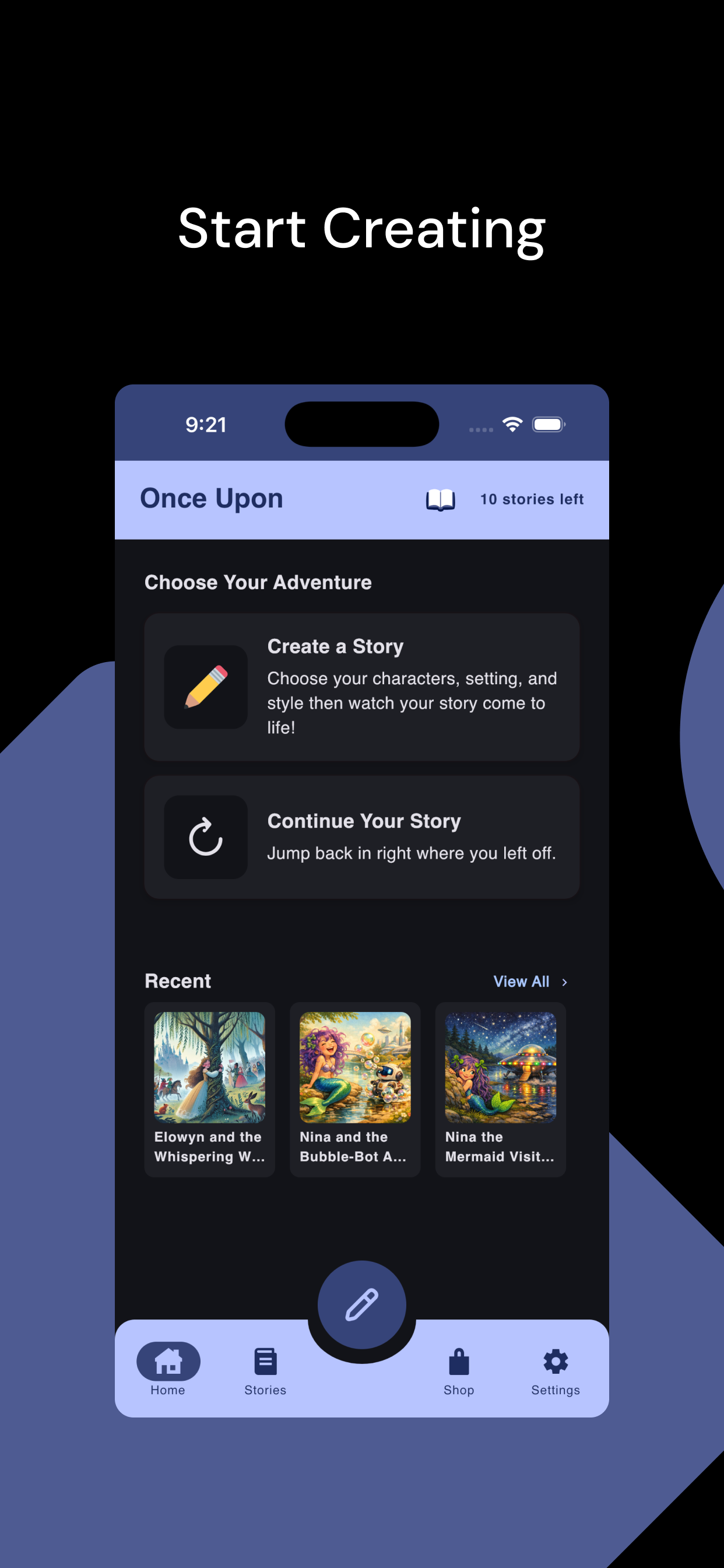 Once Upon screen 2